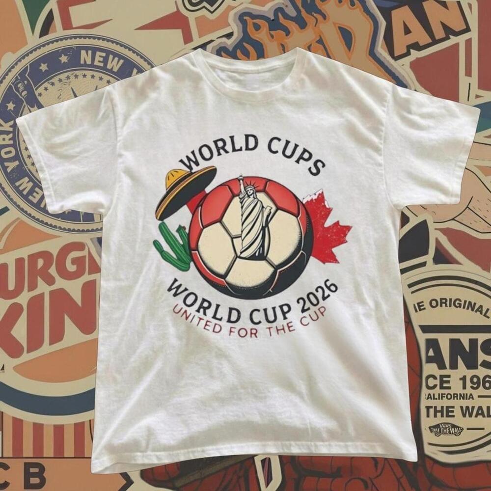 World Cup 2026 White Cotton T-Shirt